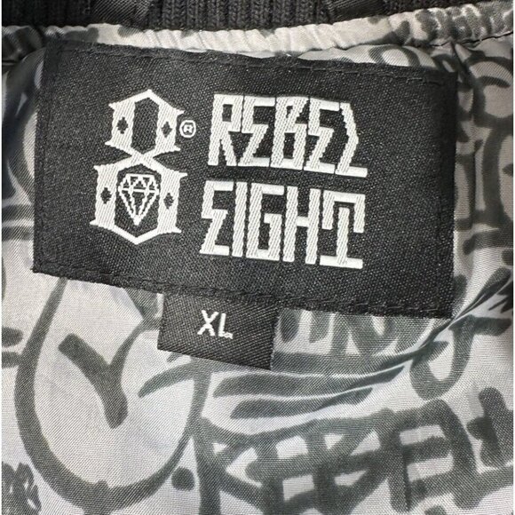 Rebel8 Jacket Mens Extra Large Bomber Cotton Workwear Streetwear - Picture 4 of 11